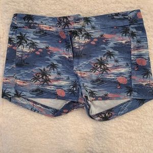 J.Crew Tropical Print Shorts